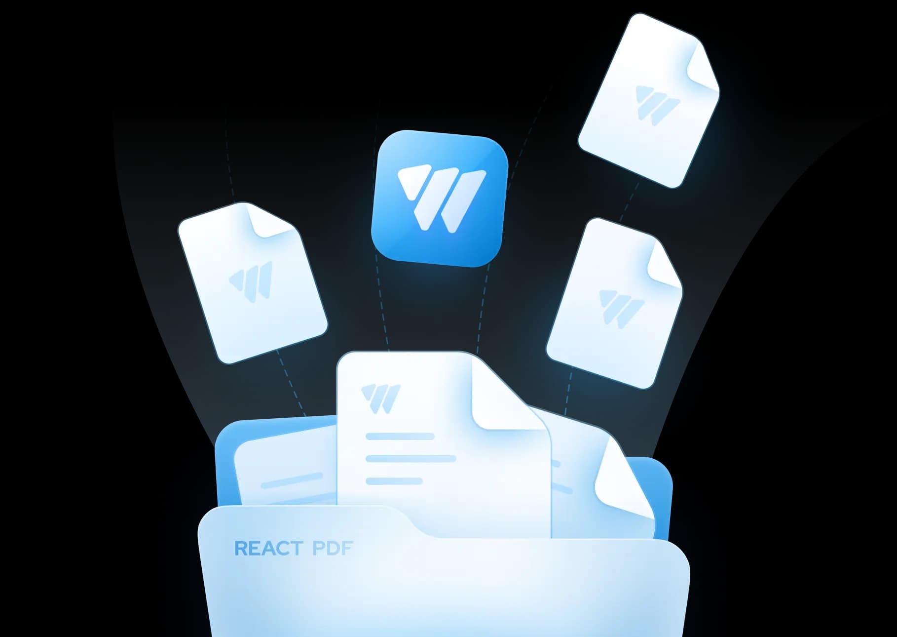 React PDF Kit documentation illustration shown in the pricing page call-to-action section