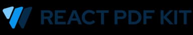 React PDF Kit logo — React PDF viewer component library for developers