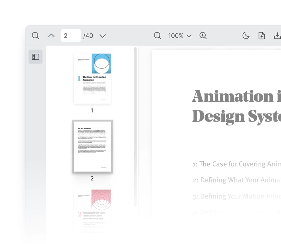 React PDF Kit page thumbnails for navigating AI citation locations across long PDF documents