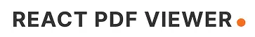 react-pdf-viewer logo (archived March 2026)