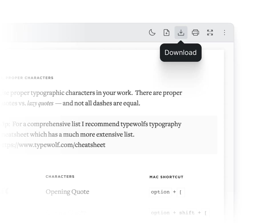 React PDF Kit download feature for saving PDF documents from AI-powered document review workflows