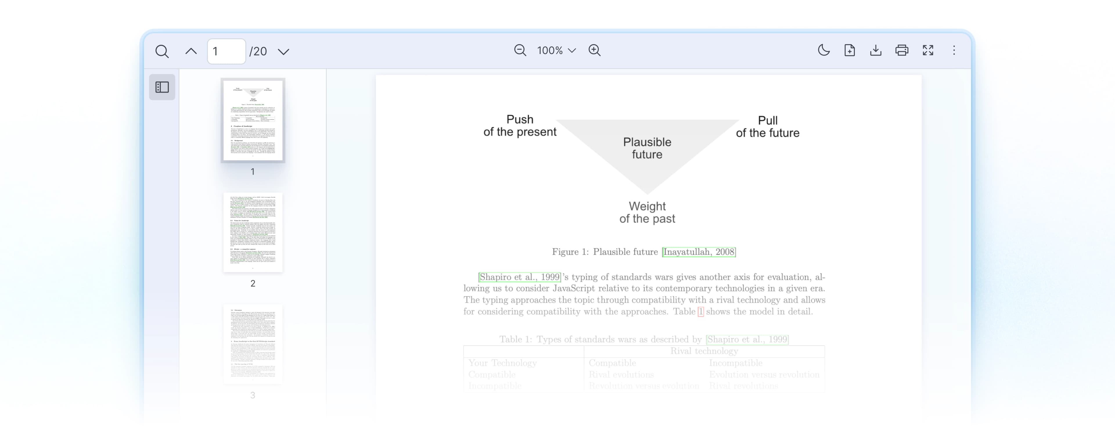 React PDF Viewer interface for building AI document applications with production-ready performance