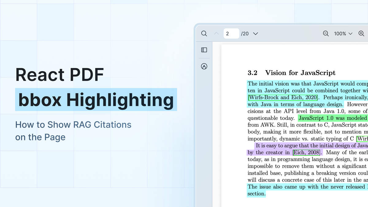 React PDF bbox Highlighting: Show RAG Citations on the Page