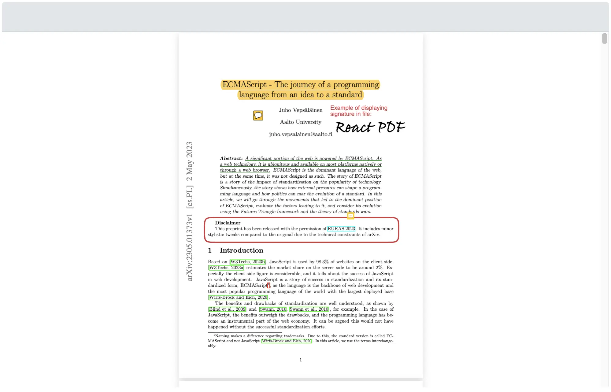 React PDF viewer with left sidebar hidden and top bar visible via RPLayout slots prop