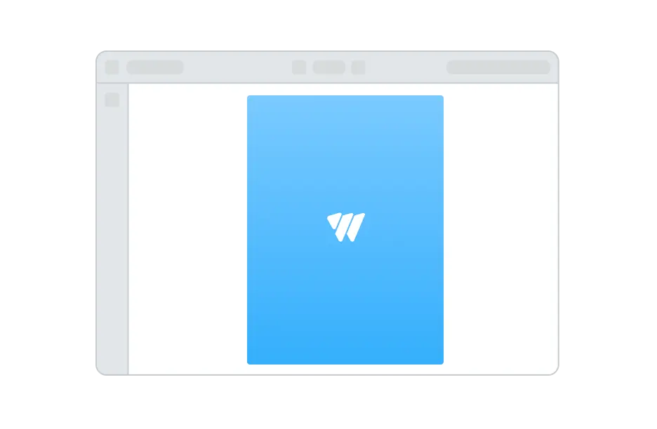 React PDF Viewer default layout with toolbar, sidebar, and page view in light mode