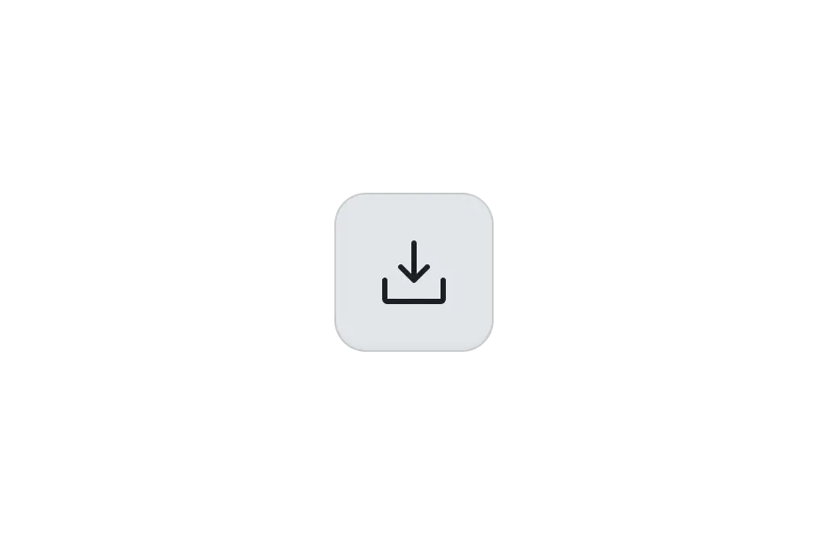 React PDF Viewer toolbar showing the PDF download button in light mode